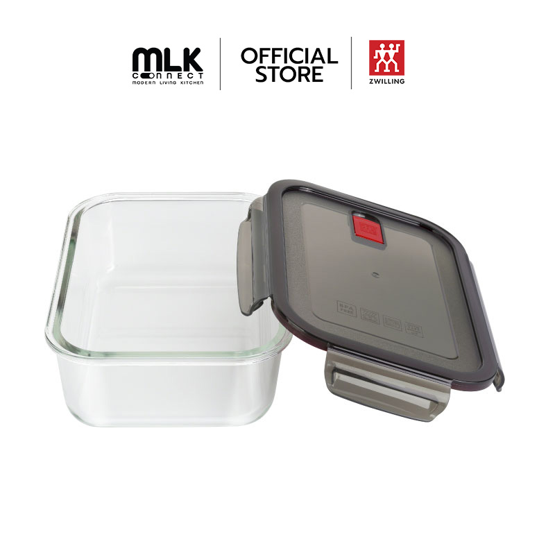 กล่องใส่อาหารแก้วบอโรซิลิเกตทรงสี่เหลี่ยมผืนผ้า ZWILLING รุ่น Gusto  ปราศจากสารบีพีเอ  1400มล. แก้วใส N39506002_1